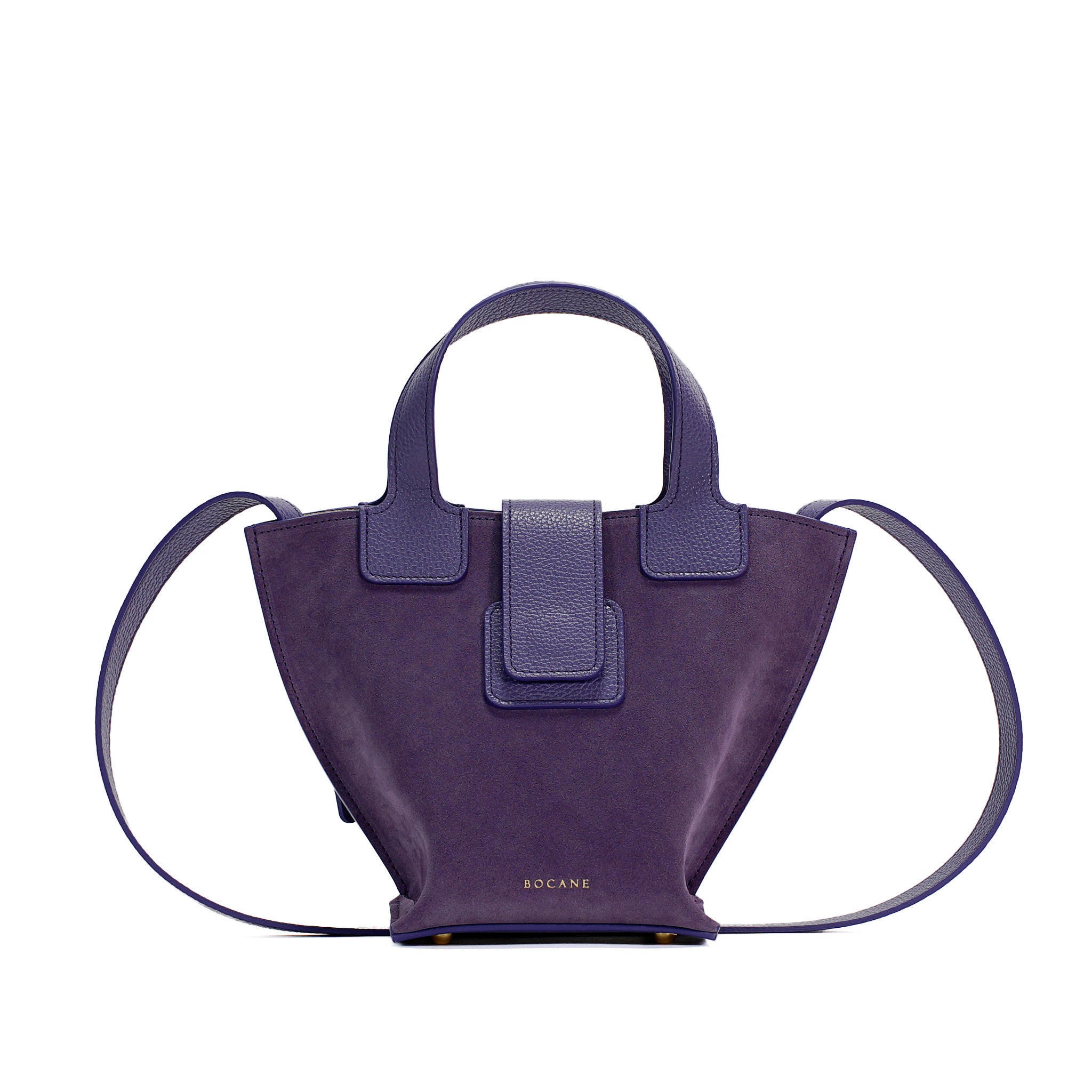 Geanta Caprice, Piele Intoarsa, Culoare Violet Ametist – Bocane