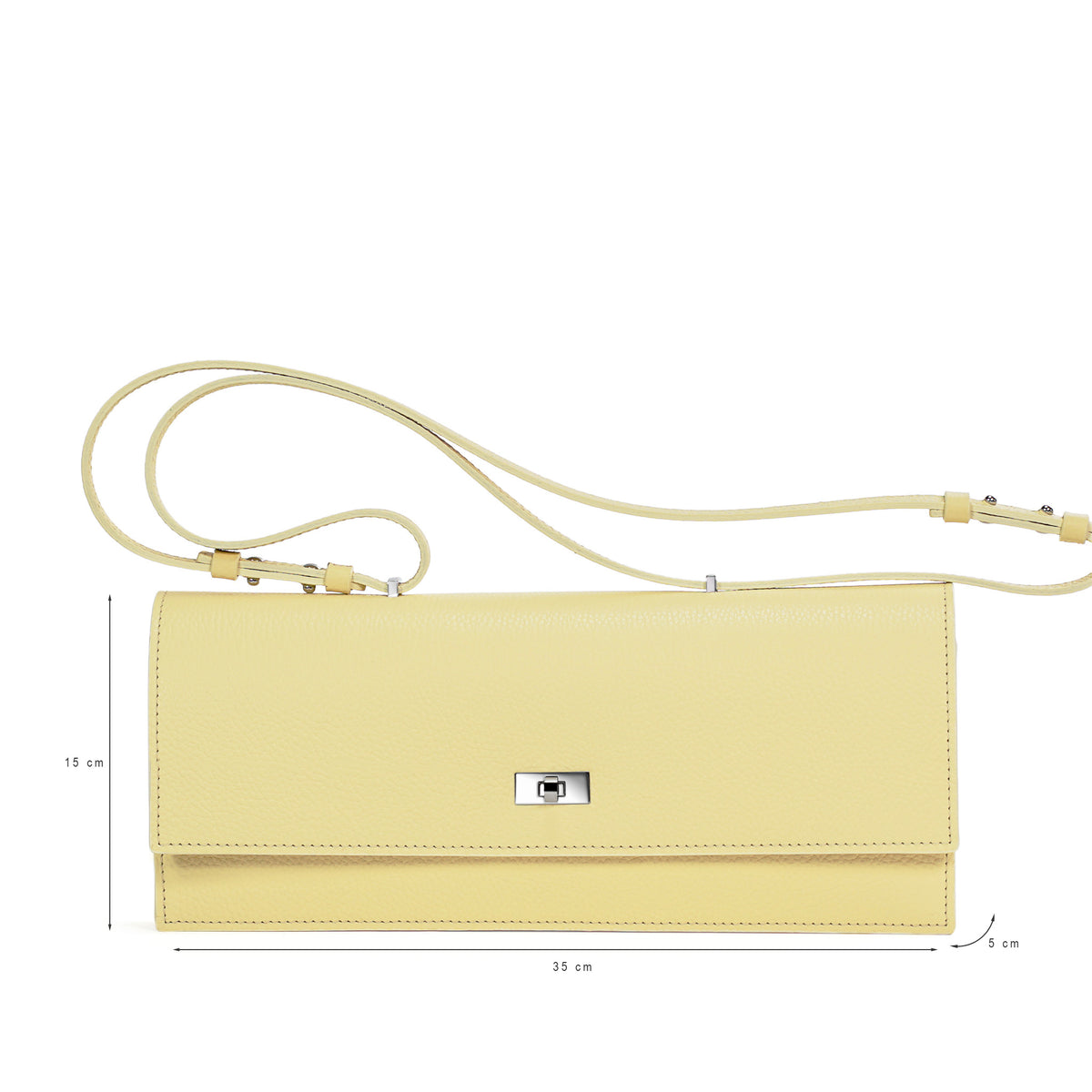 Geanta Esprit Long, Piele Texturata, Albastru Celest