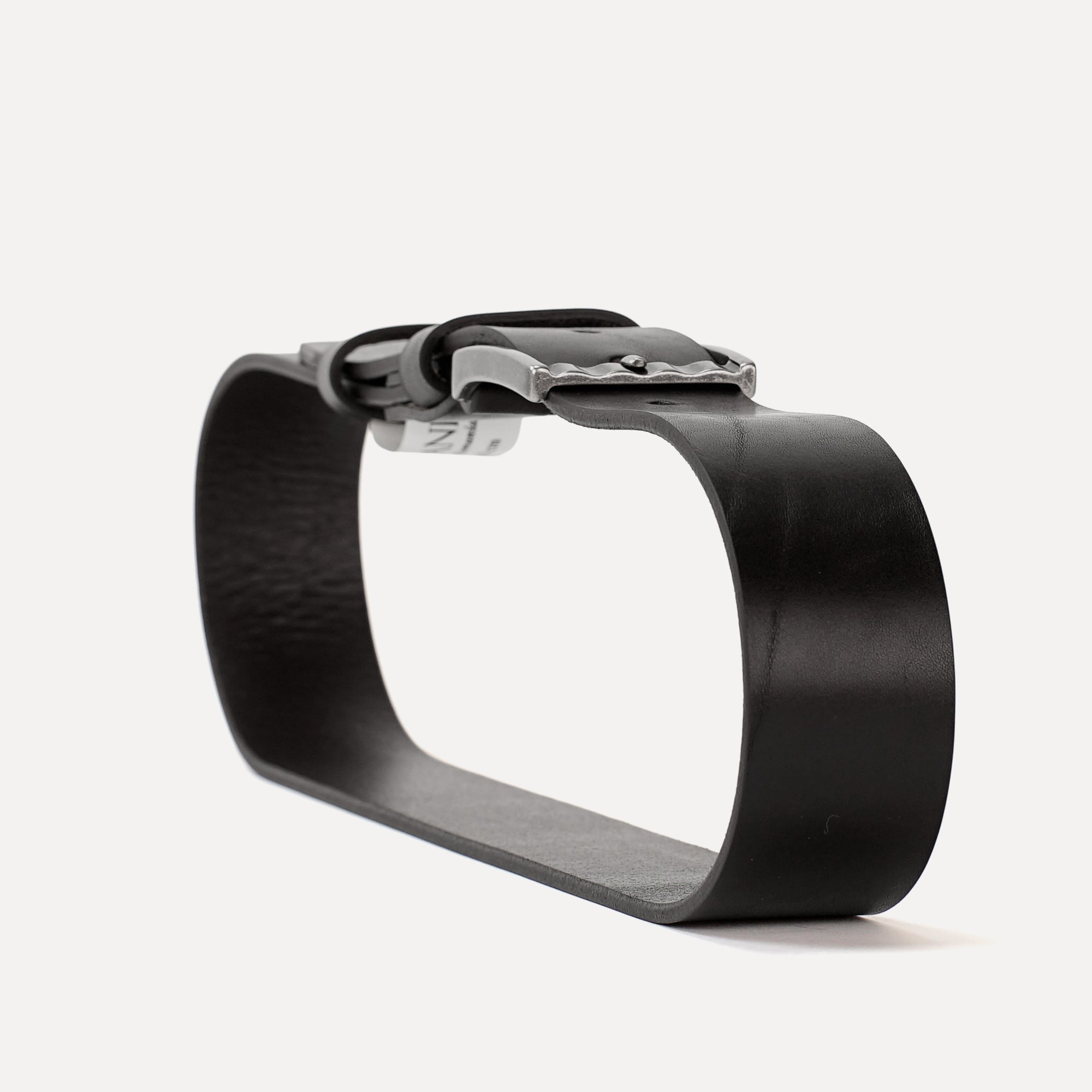 Curea din Piele Italiana, pentru Jeans, Neagra