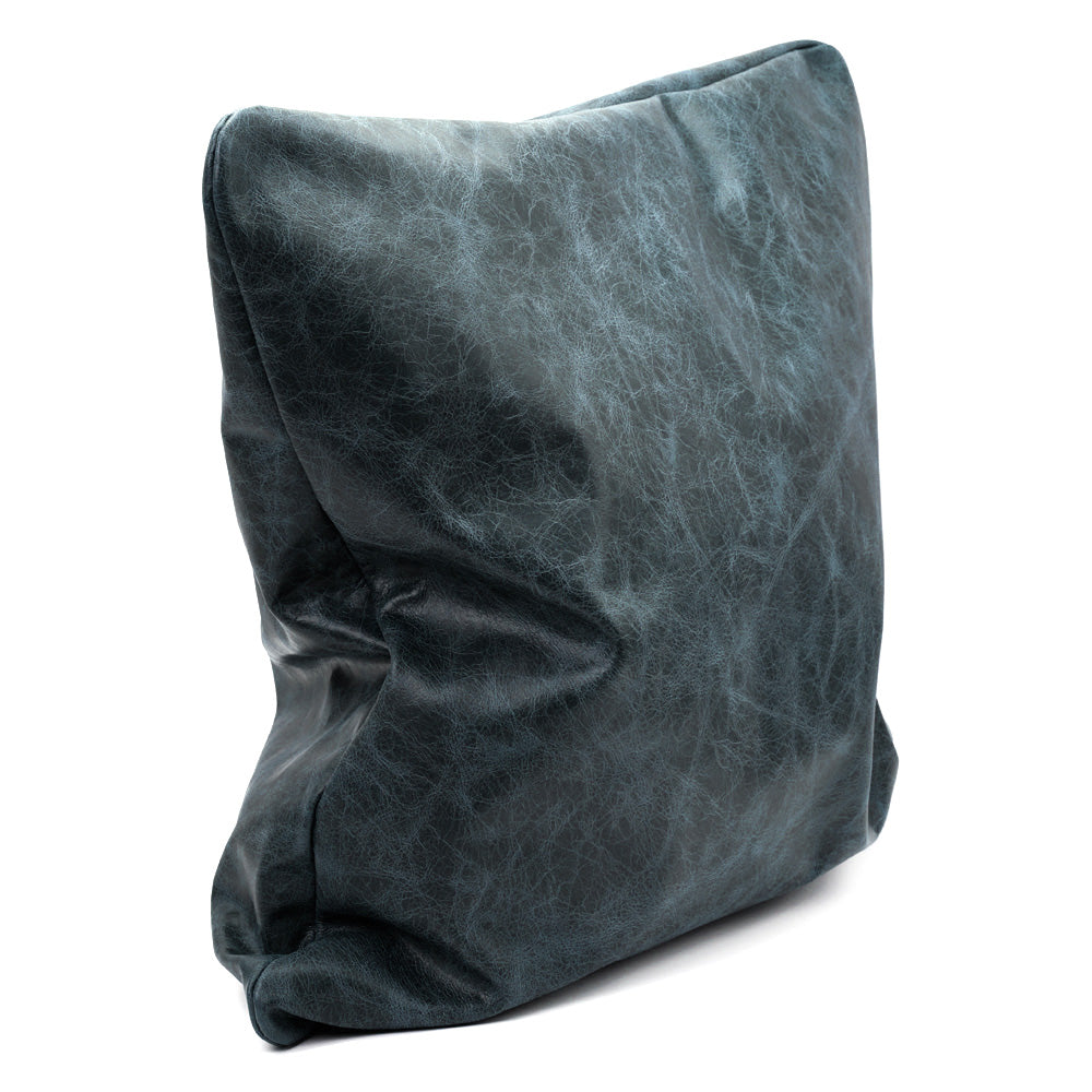 Perna din Piele Moale, Albastru Navy Antichizat