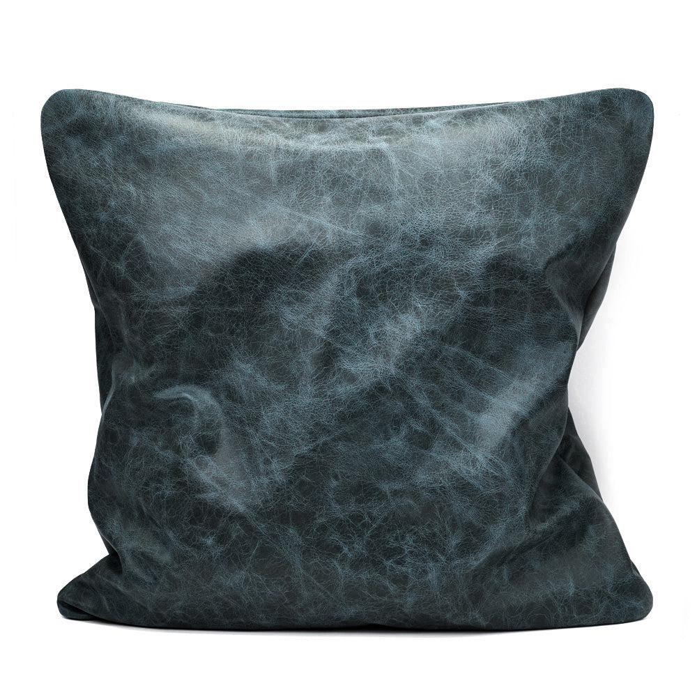 Perna din Piele Moale, Albastru Navy Antichizat