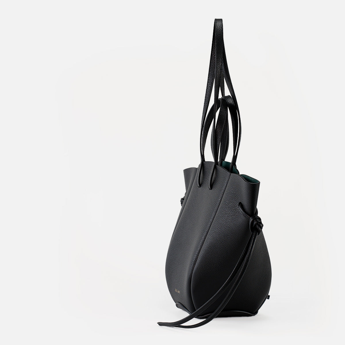 Geanta Voulez-Vous, Piele Texturata, Neagra