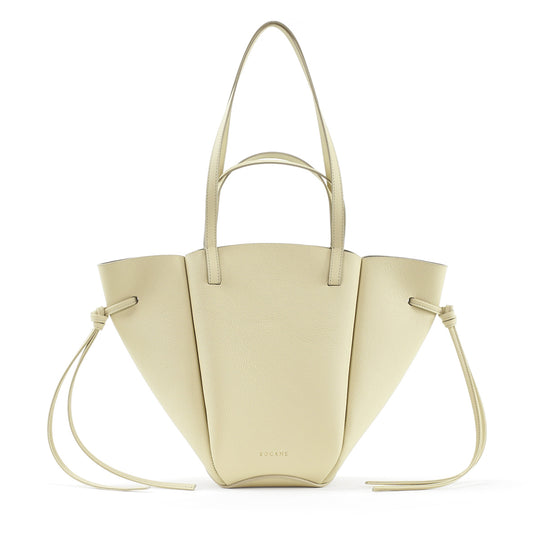 Geanta Voulez-Vous, Piele Texturata, Crem Vanille