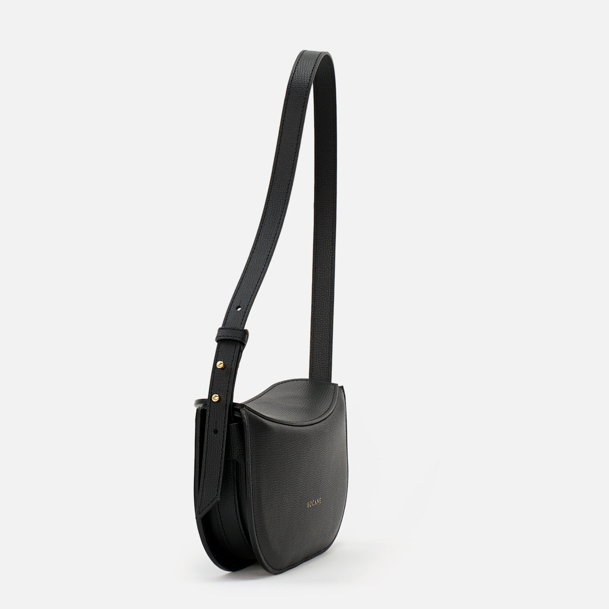Geanta Demoiselle, Piele Texturata, Neagra