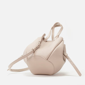 Geanta Mini Pétale, Piele Texturata, Vanilie Rosé, cu Accesorii