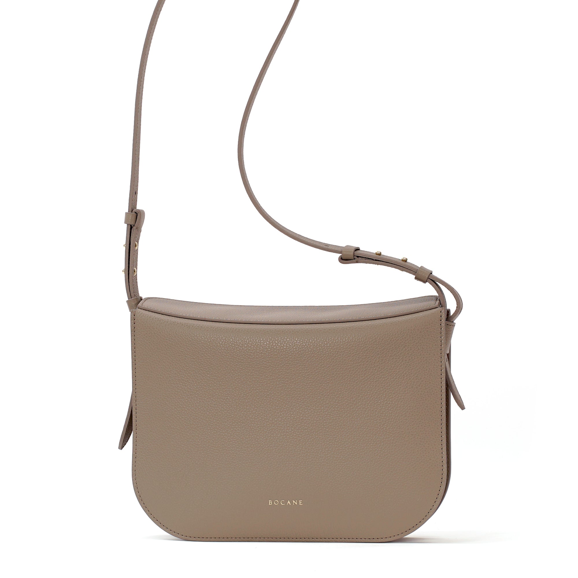 Geanta Maxi Demoiselle, Piele Texturata, Grej