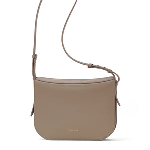 Geanta Maxi Demoiselle, Piele Texturata, Grej