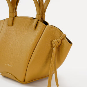 Geanta Mini Voulez-Vous, Piele Texturata, Mustar