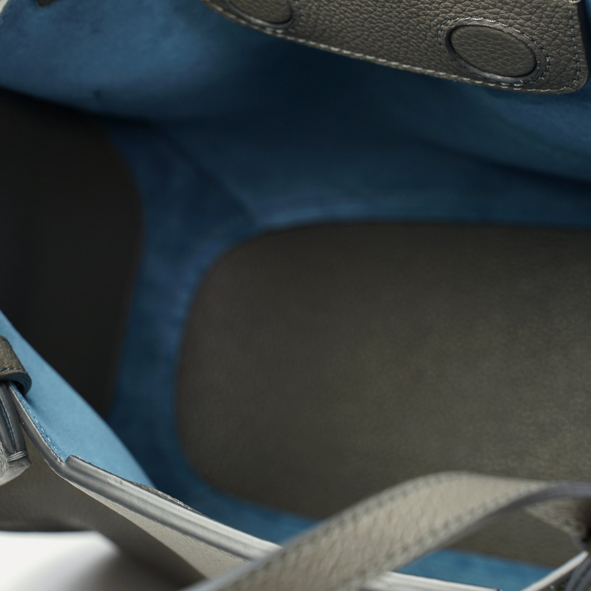 Geanta Amarante Bureau, Piele Texturata, Gri Fumuriu