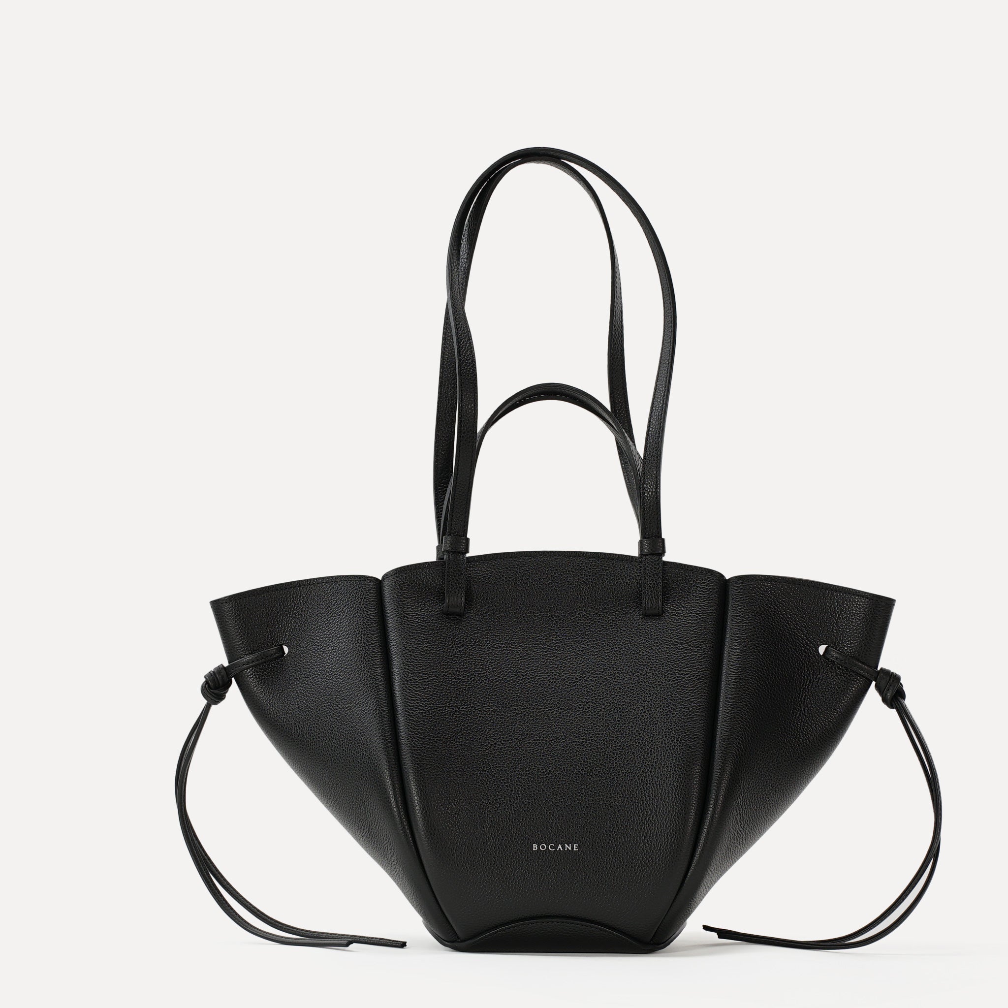Geanta Midi Voulez-Vous, Piele Texturata, Neagra