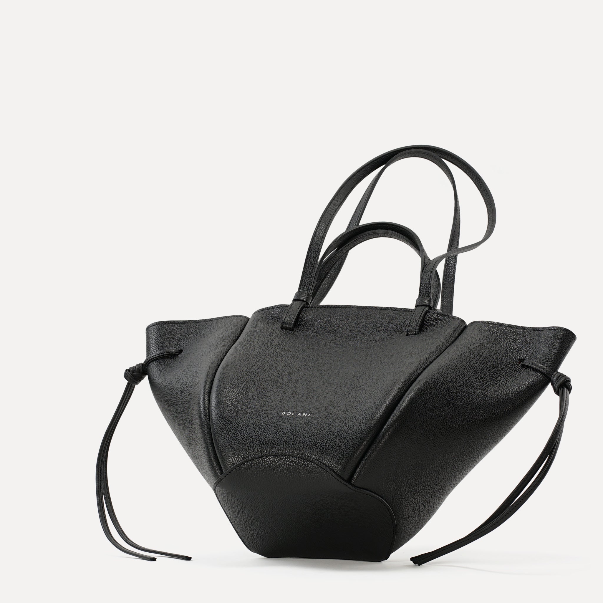 Geanta Midi Voulez-Vous, Piele Texturata, Neagra