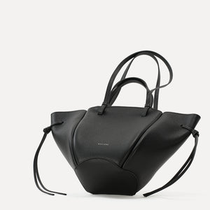 Geanta Midi Voulez-Vous, Piele Texturata, Neagra
