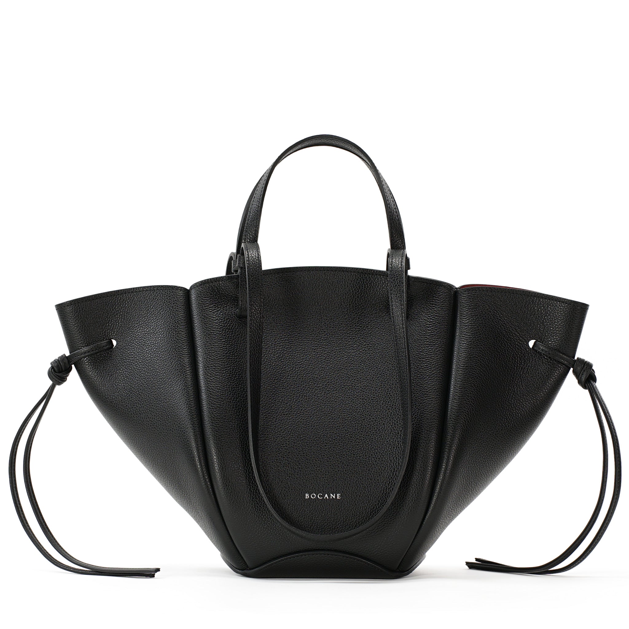 Geanta Midi Voulez-Vous, Piele Texturata, Neagra