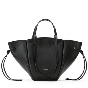 Geanta Midi Voulez-Vous, Piele Texturata, Neagra