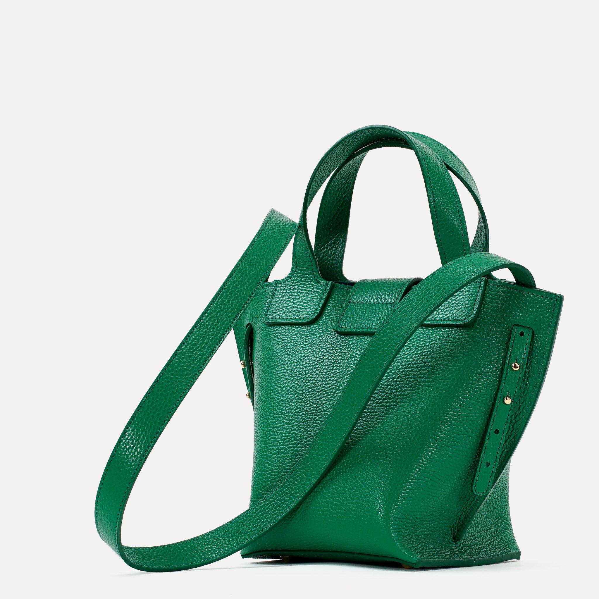 Geanta Caprice, Piele Texturata, Culoare Verde Elf