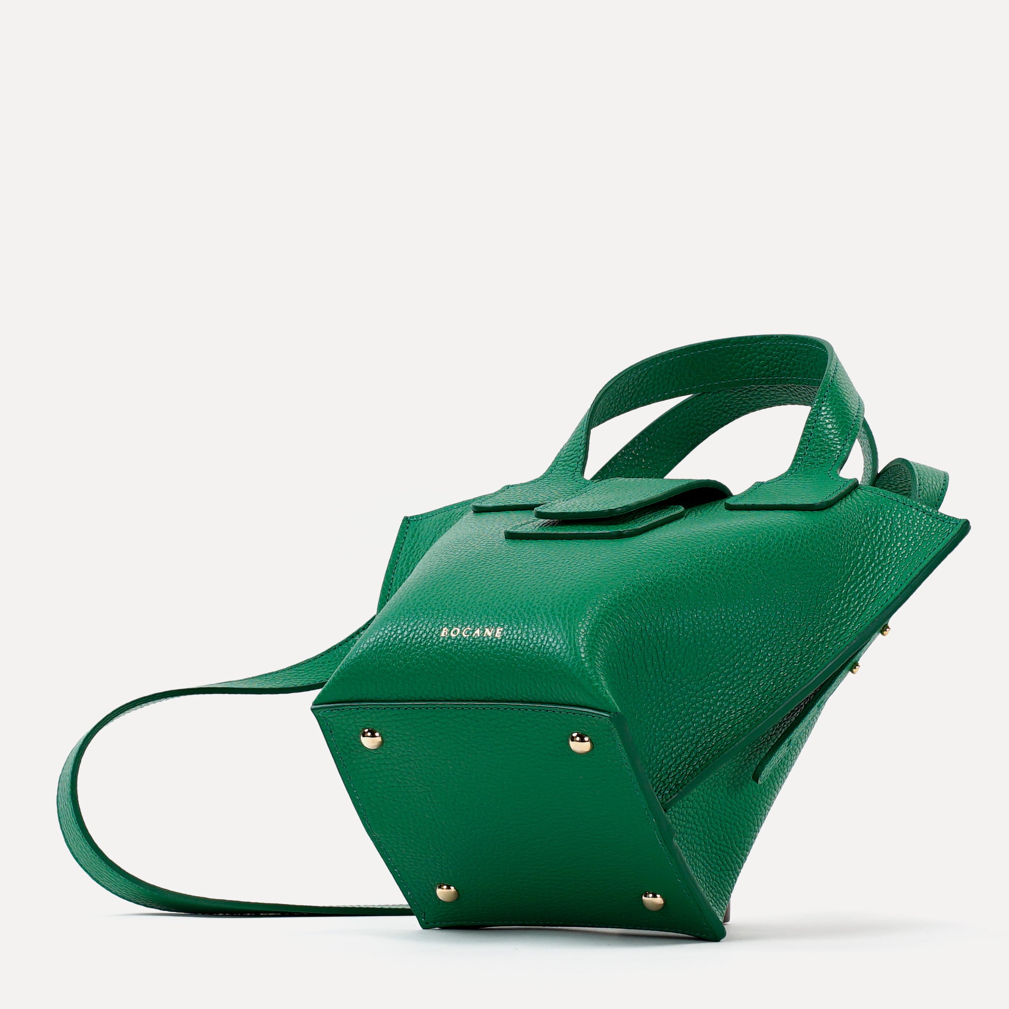 Geanta Caprice, Piele Texturata, Culoare Verde Elf