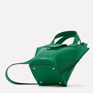 Geanta Caprice, Piele Texturata, Culoare Verde Elf