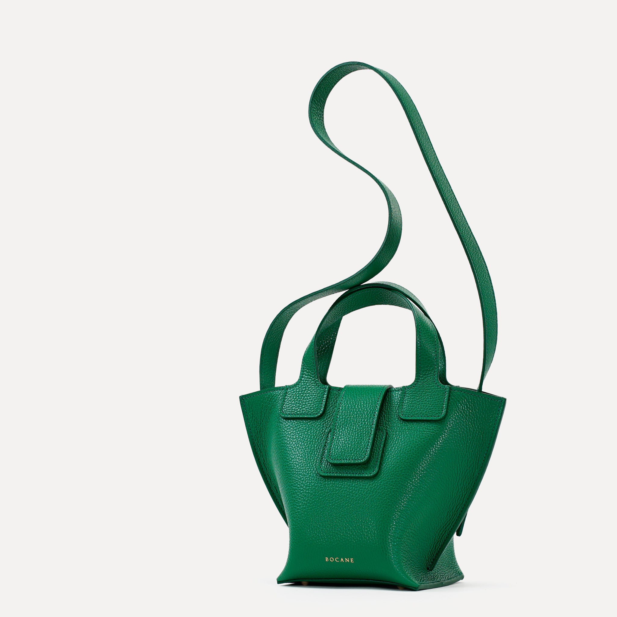 Geanta Caprice, Piele Texturata, Culoare Verde Elf