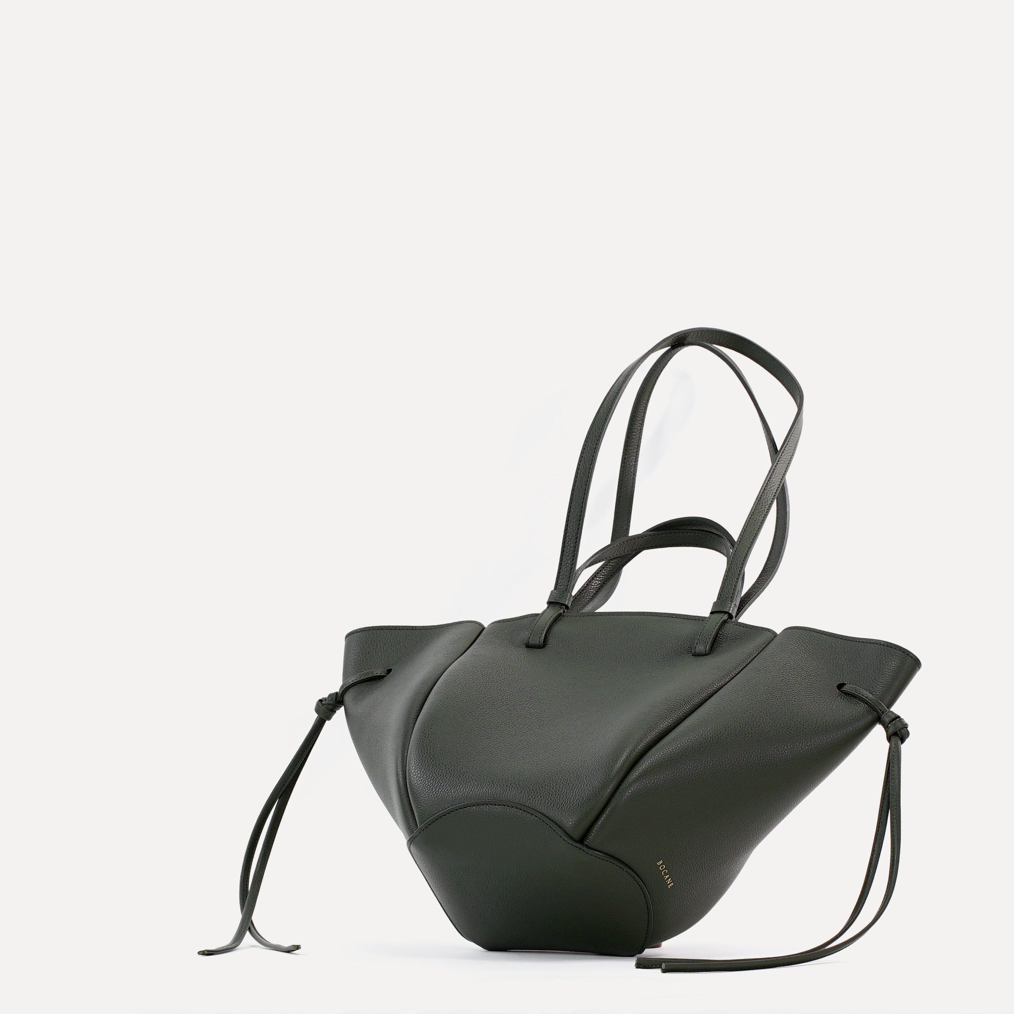 Geanta Midi Voulez-Vous, Piele Texturata, Verde Loden