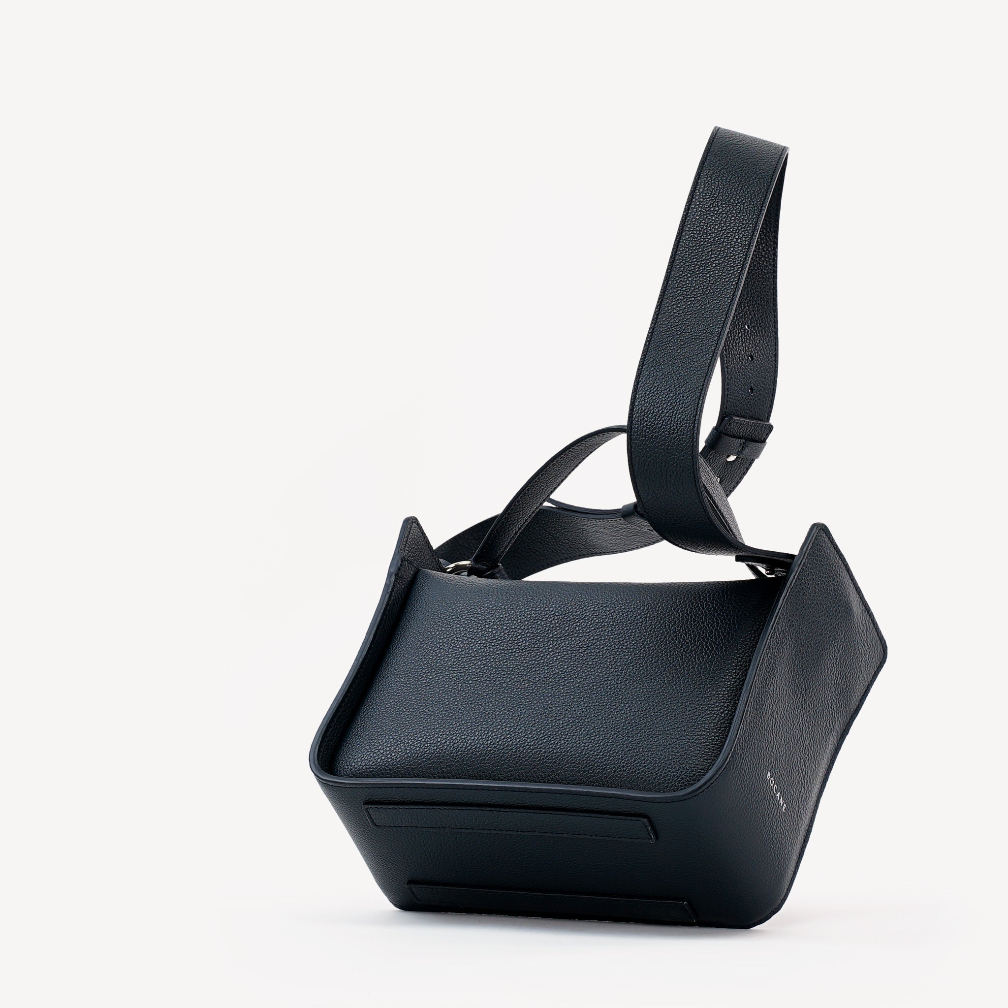 Geanta Toujours, Piele Texturata, Albastru Flag