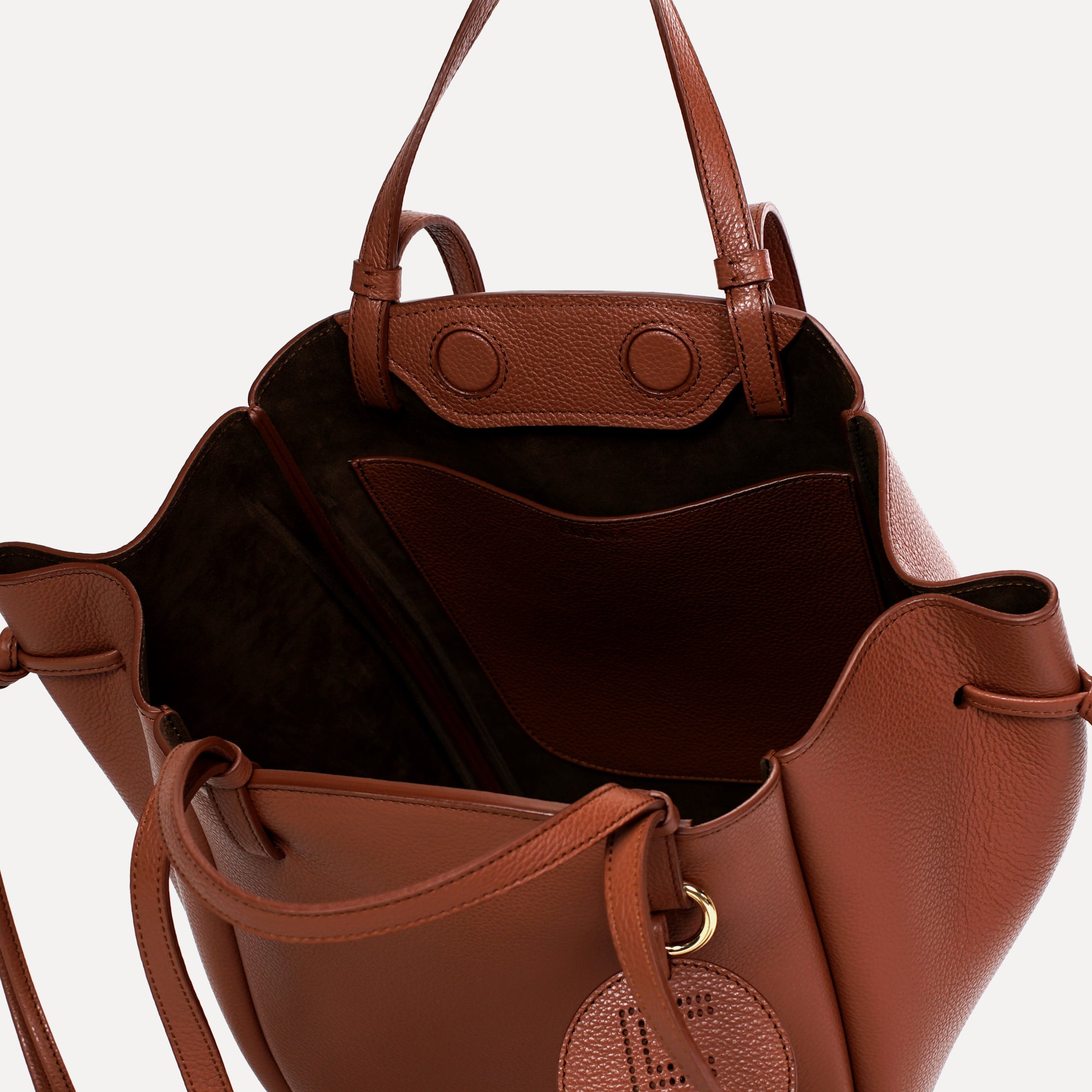 Geanta Maxi Voulez-Vous, Piele Texturata, Scortisoara