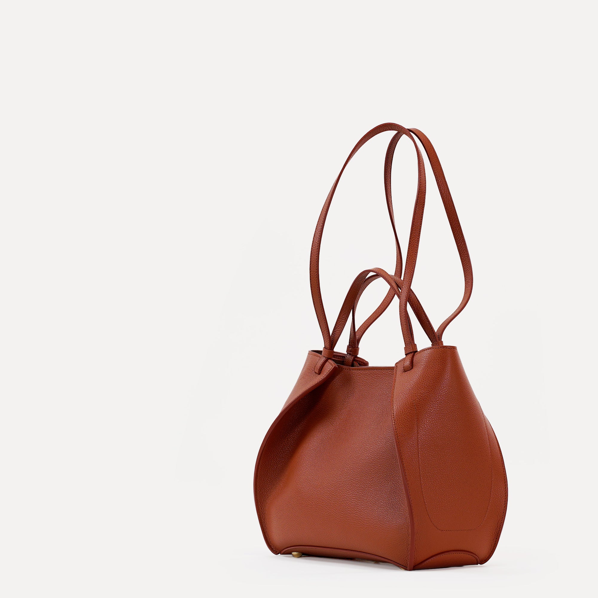 Geanta Amarante Bureau, Piele Ruginiu Texturat