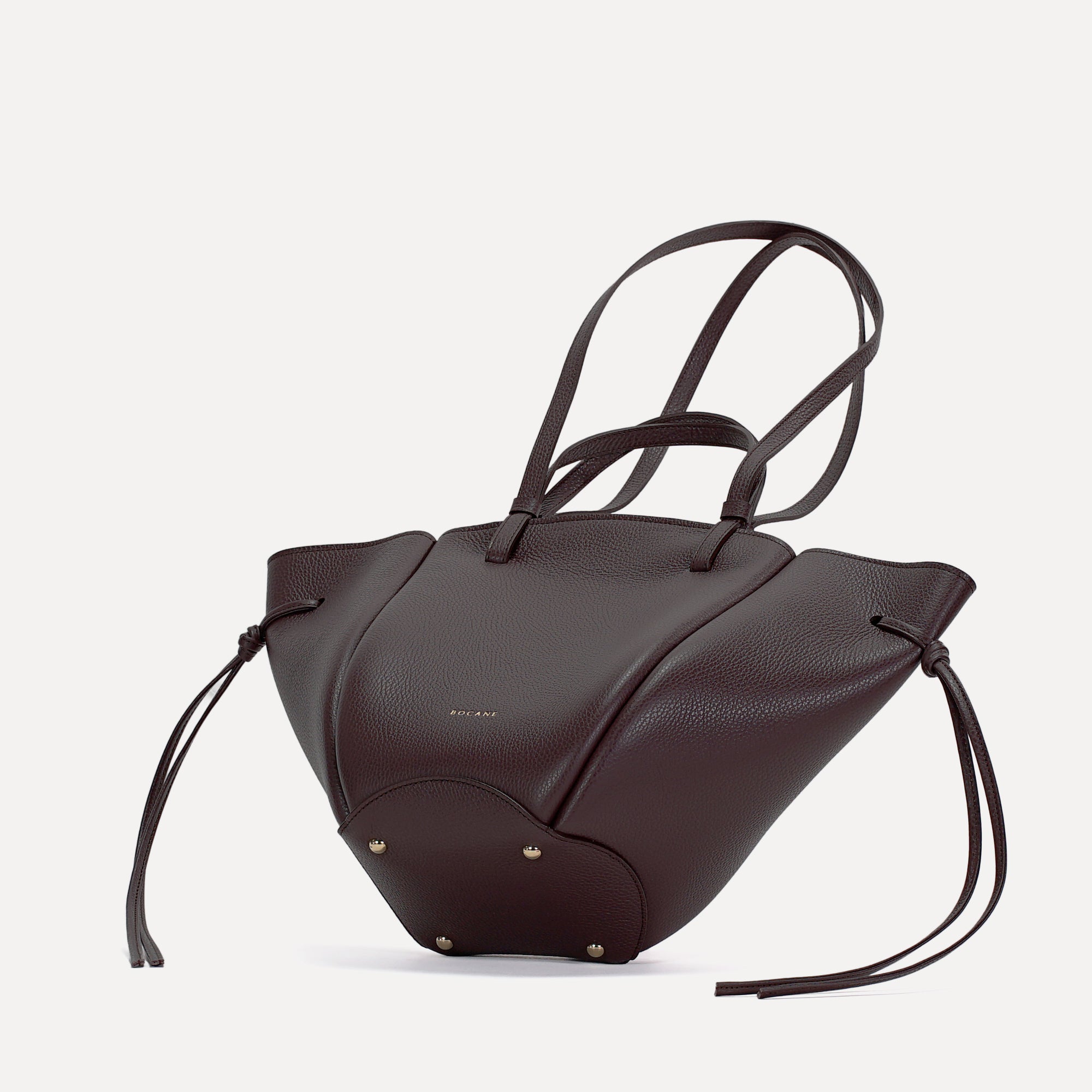 Geanta Midi Voulez-Vous, Piele Texturata, Burgundia