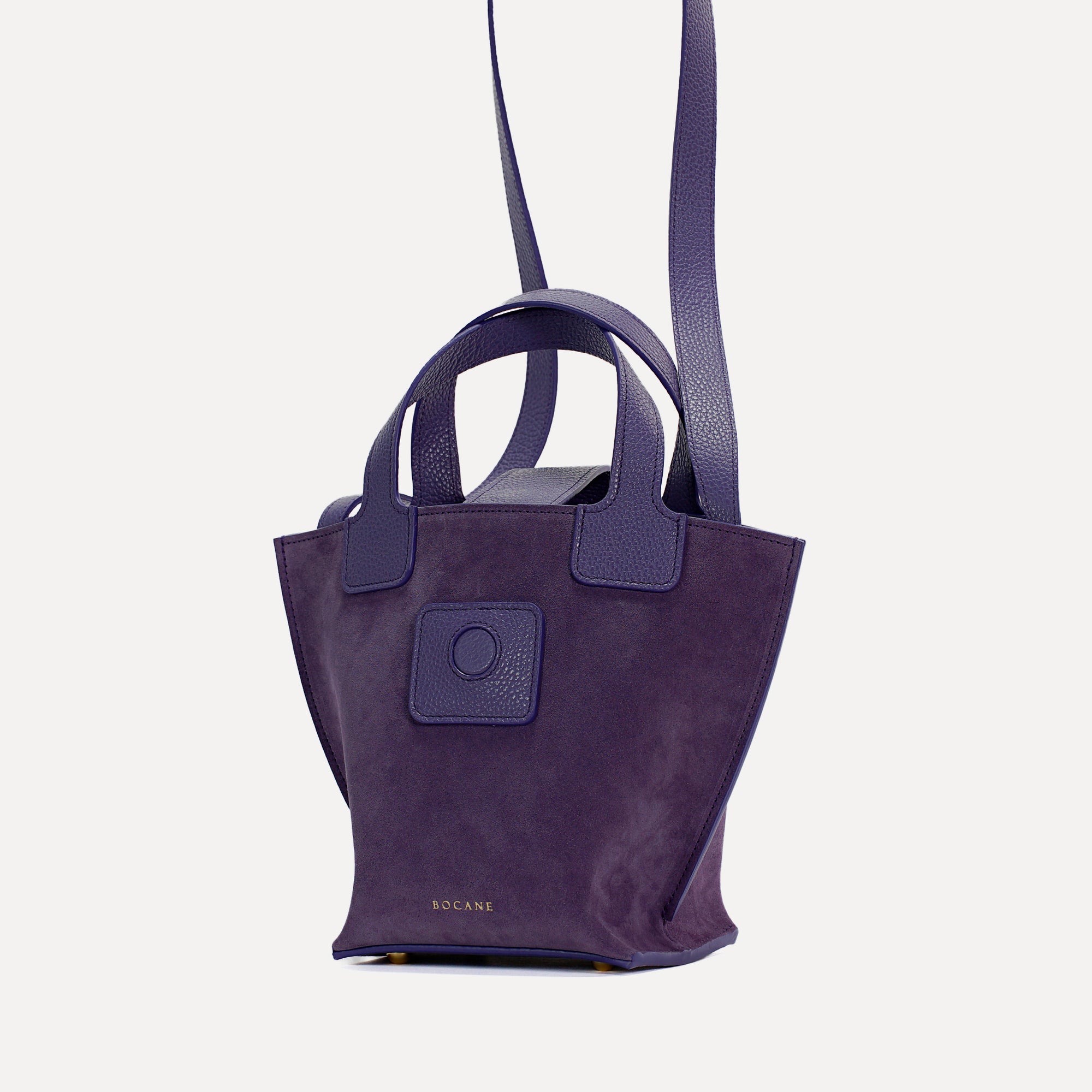 Geanta Caprice, Piele Intoarsa, Culoare Violet Ametist