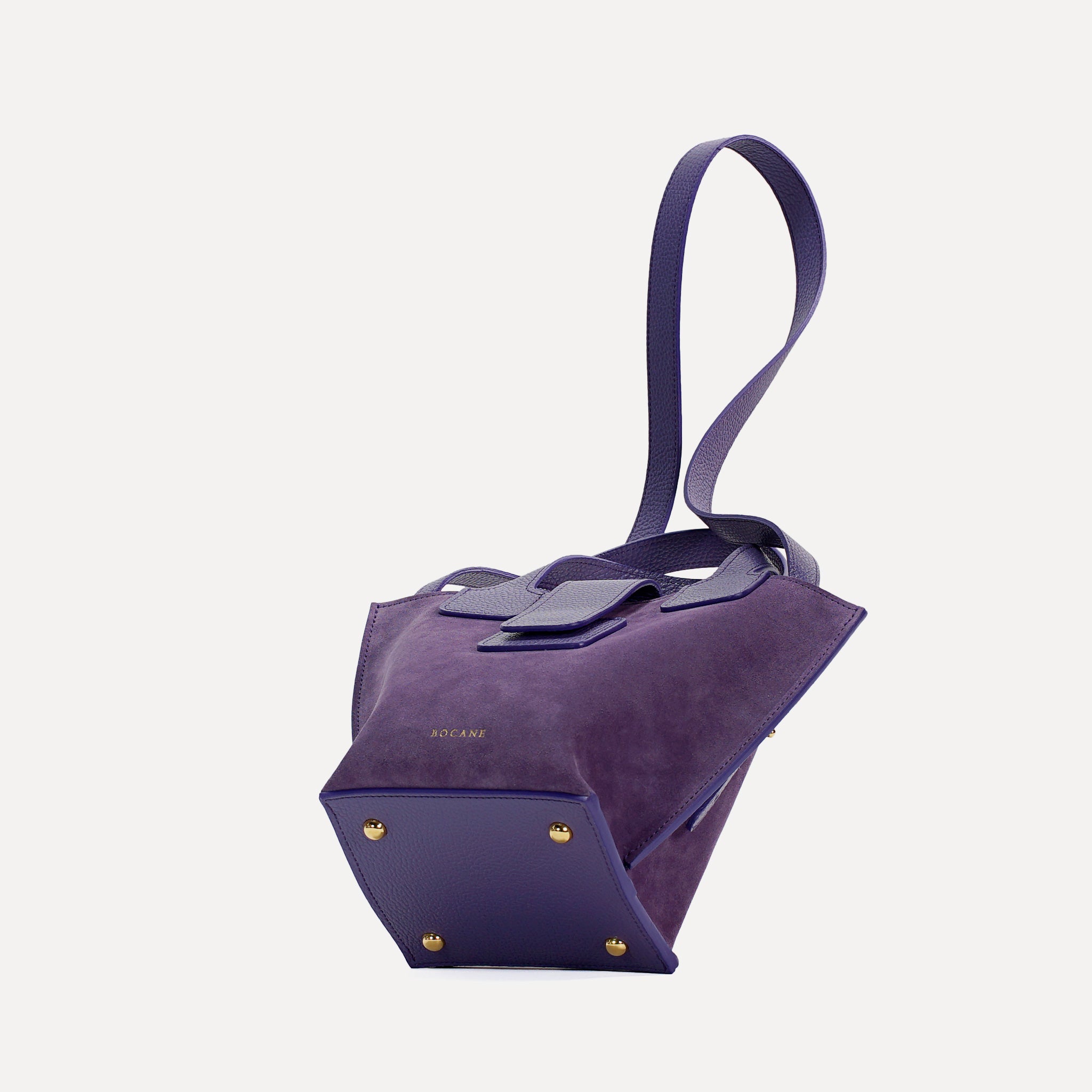Geanta Caprice, Piele Intoarsa, Culoare Violet Ametist – Bocane