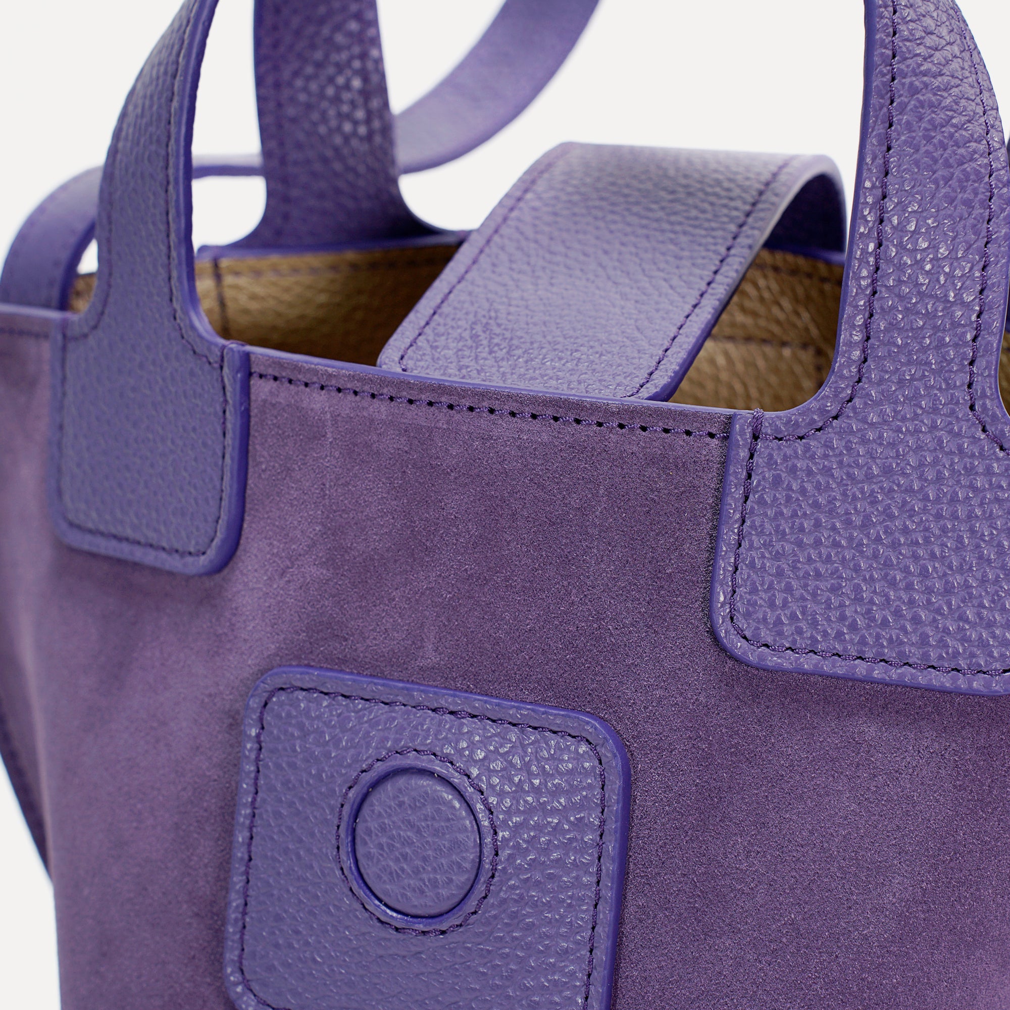 Geanta Caprice, Piele Intoarsa, Culoare Violet Ametist