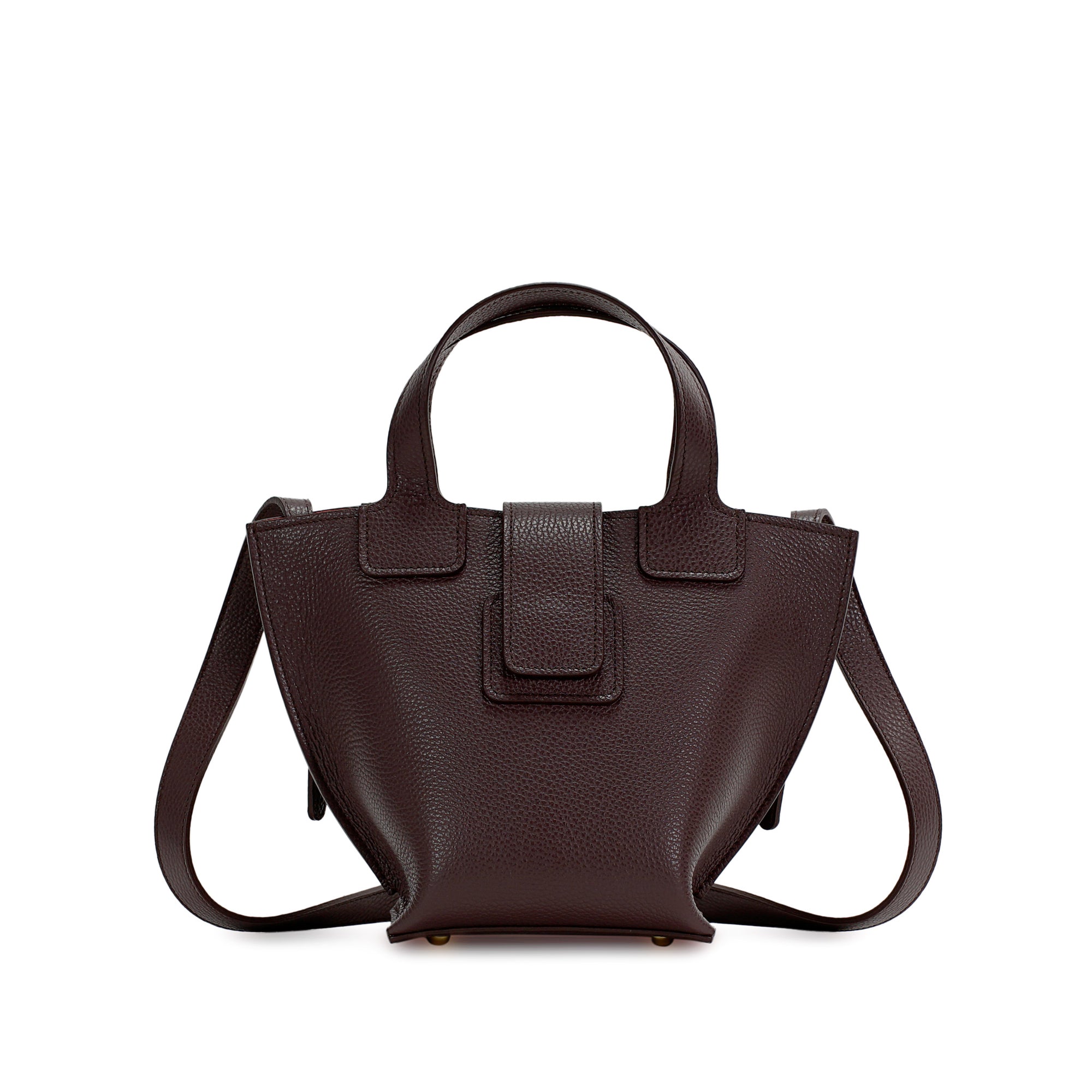 Geanta Caprice, Piele Texturata, Culoare Burgundia