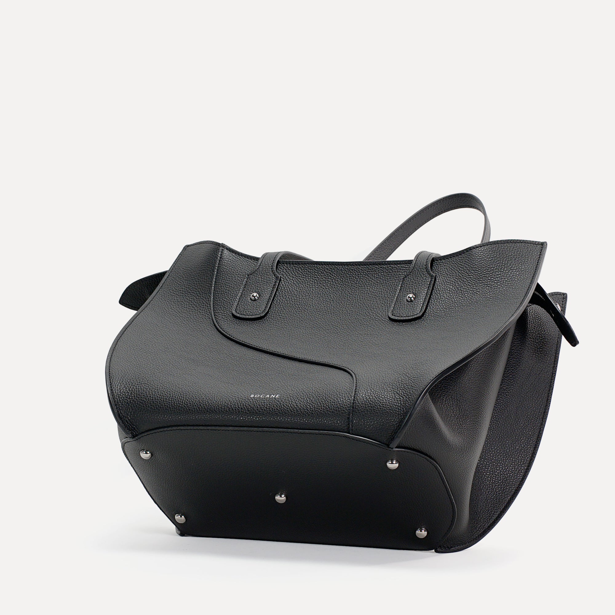 Geanta Ether, Piele Texturata, Neagra