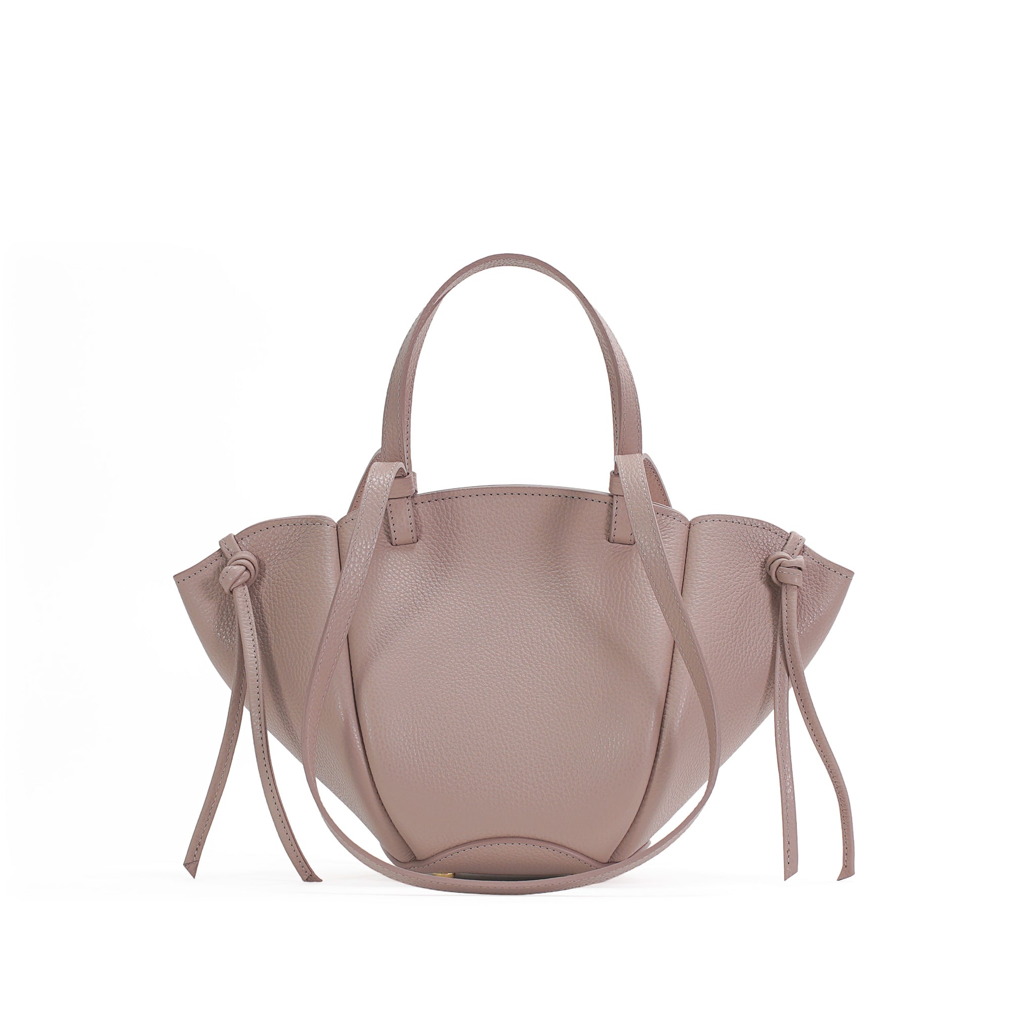 Geanta Voulez-Vous, Piele Texturata, Roz Pudrat