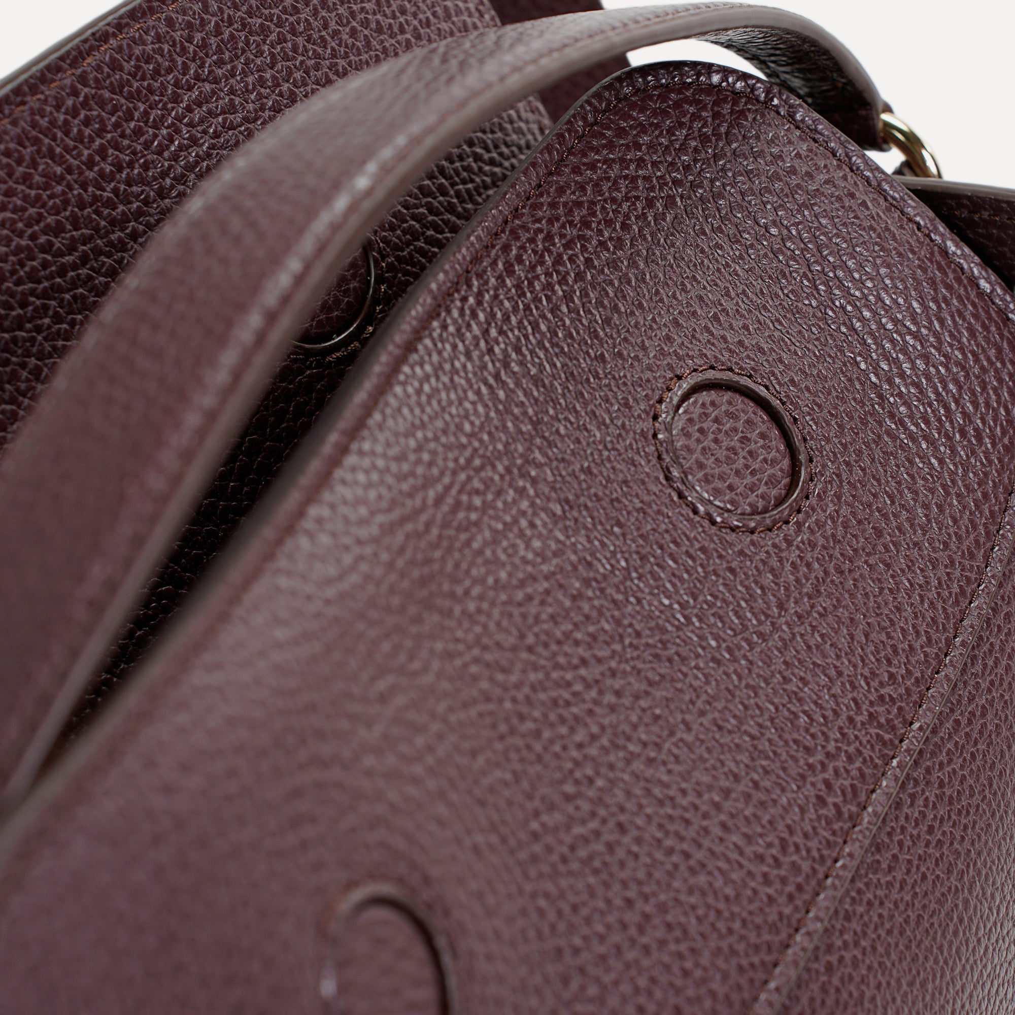 Geanta Toujours, Piele Texturata, Burgundia