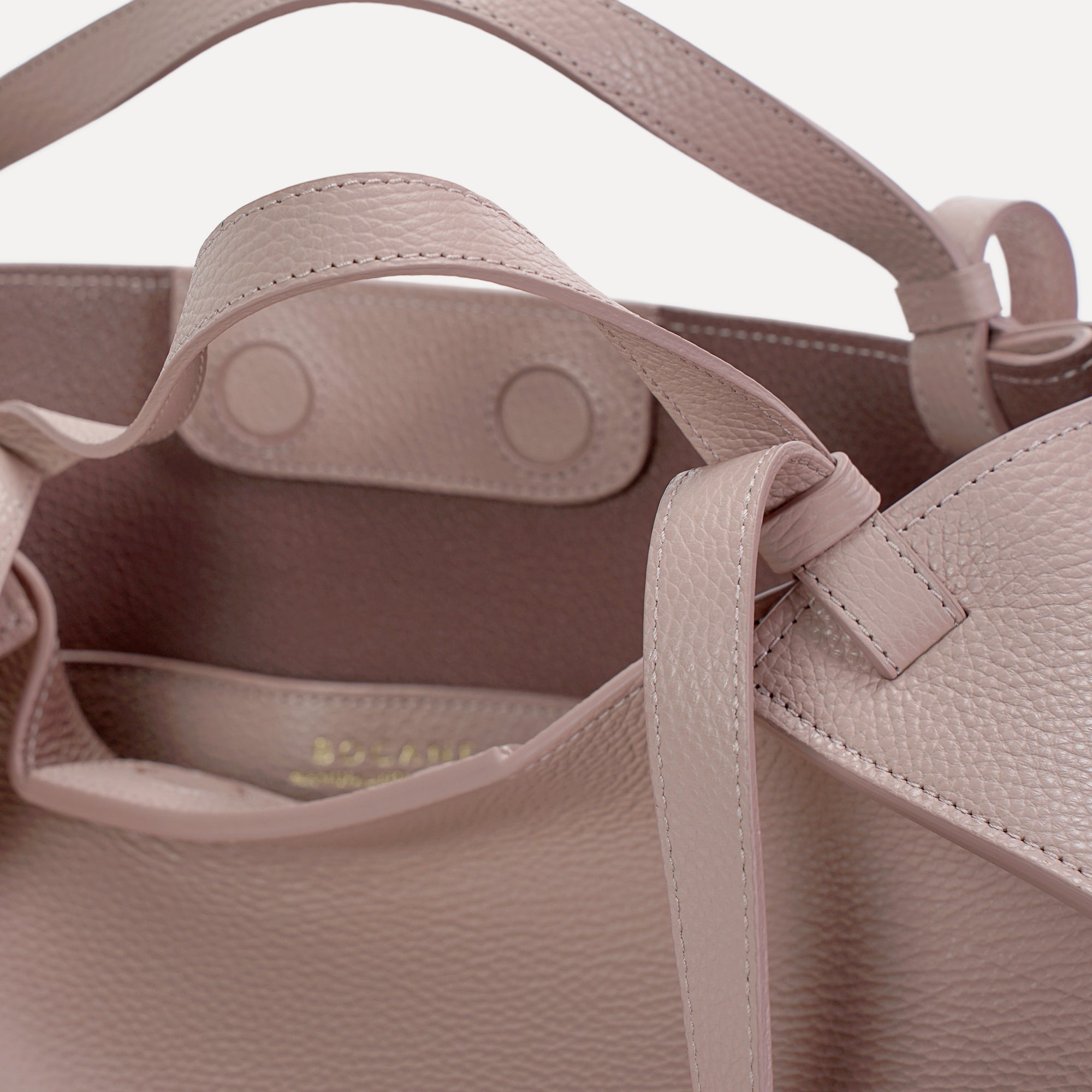Geanta Amarante Bureau Maxi, Piele Texturata, Roz Pudrat