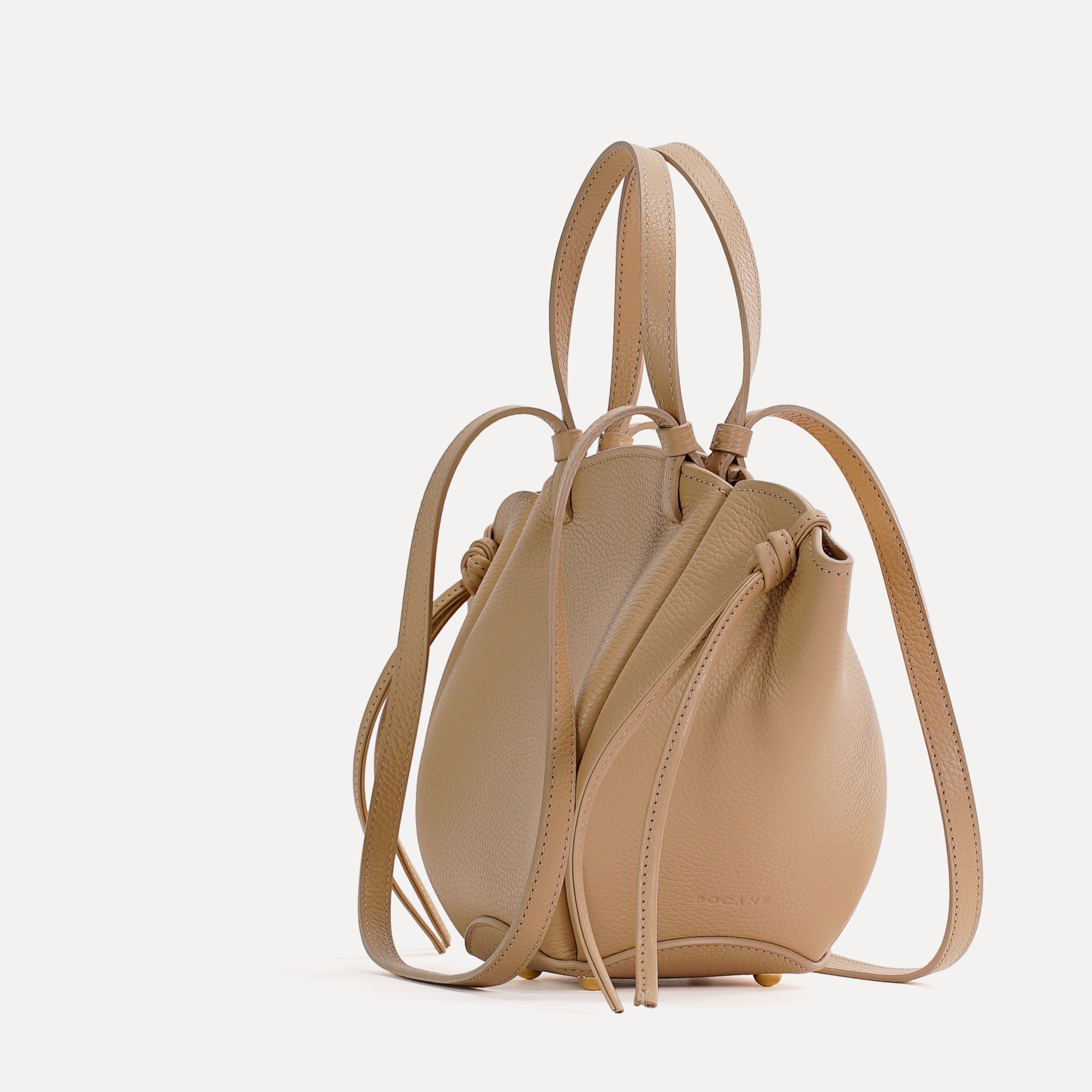 Geanta Voulez-Vous, Piele Texturata, Champagne