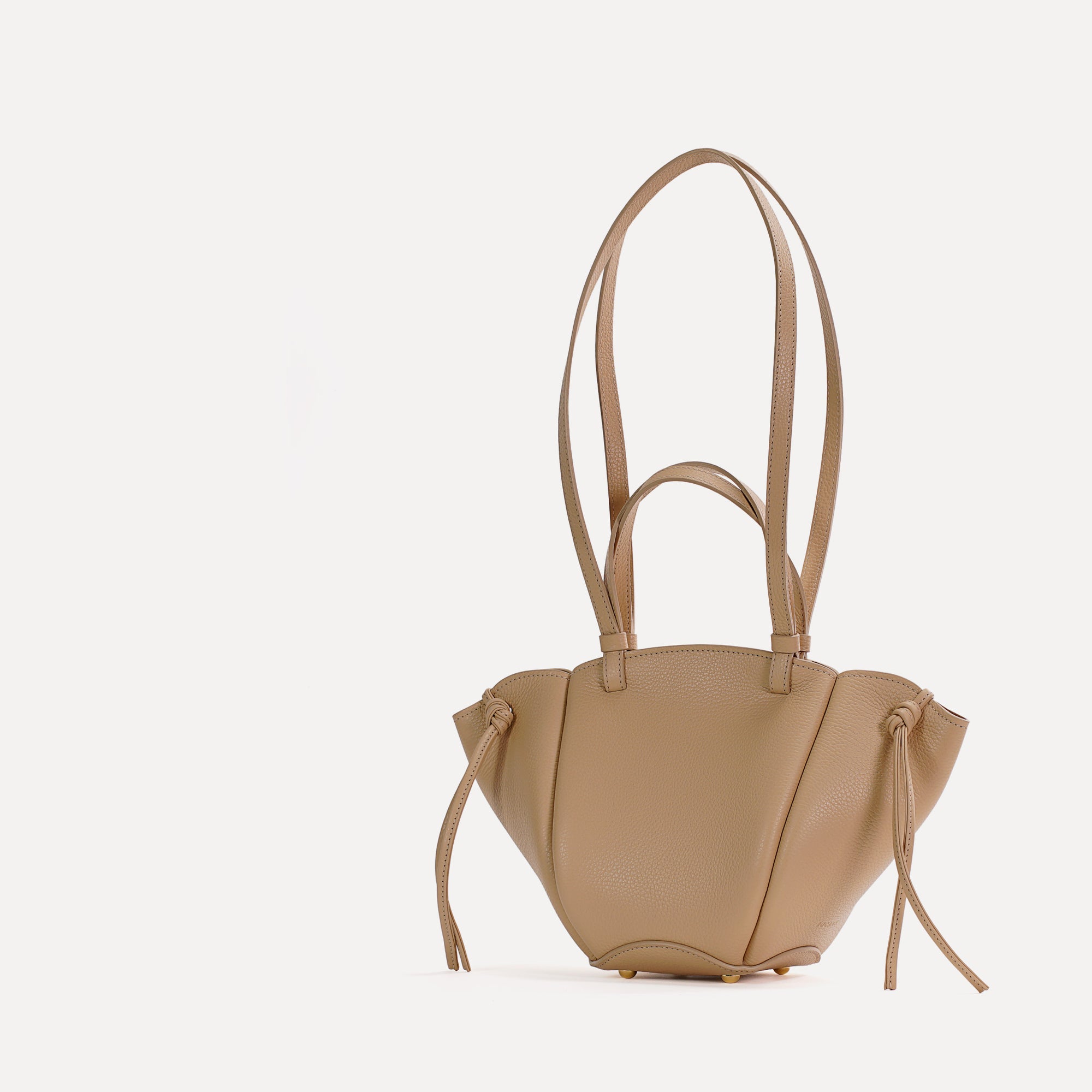 Geanta Voulez-Vous, Piele Texturata, Champagne