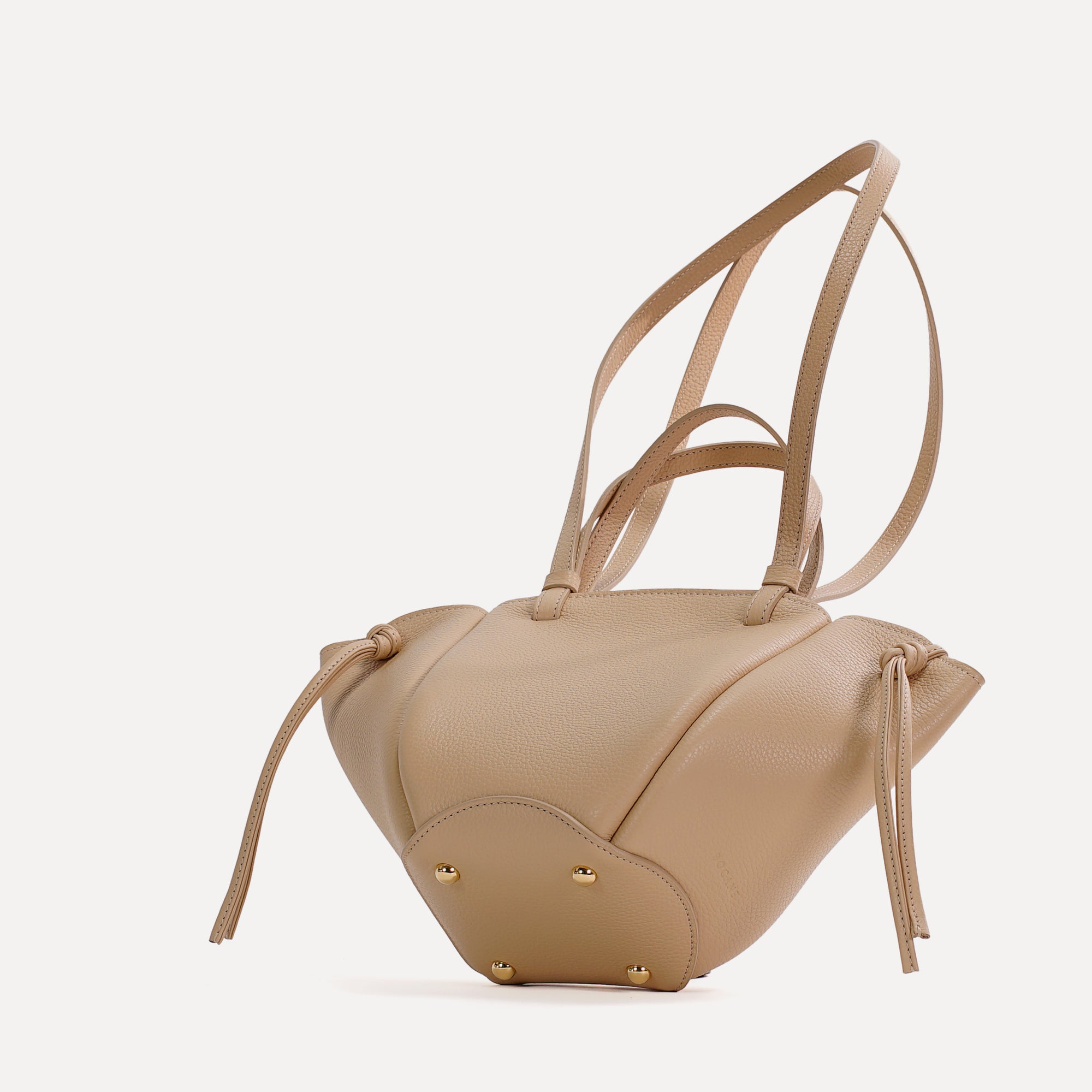 Geanta Voulez-Vous, Piele Texturata, Champagne