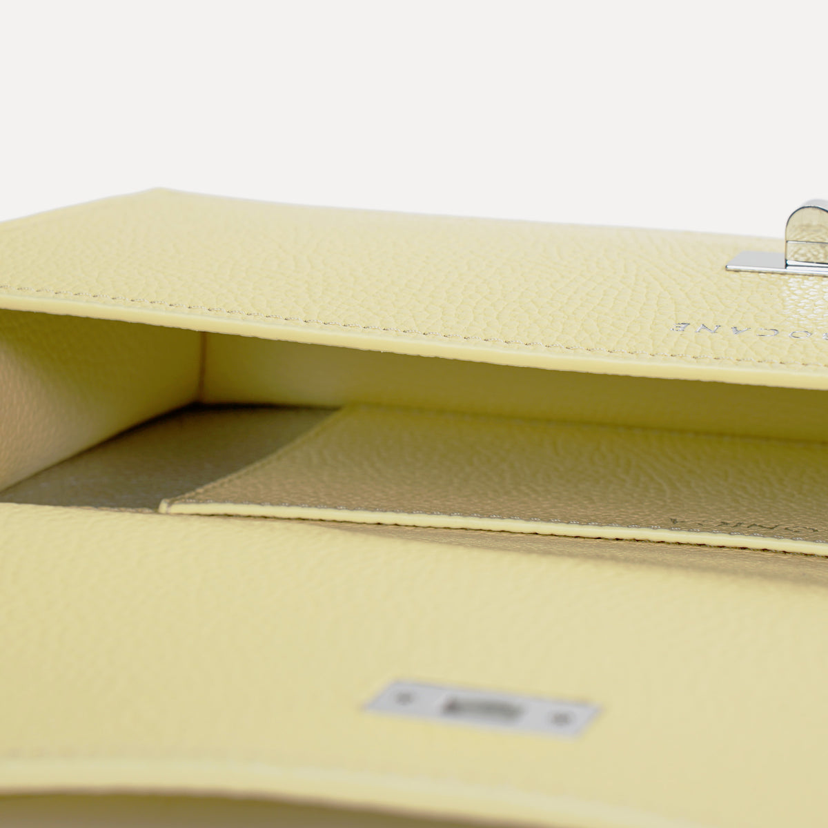 Geanta Esprit Long, Piele Texturata, Galben Pastel