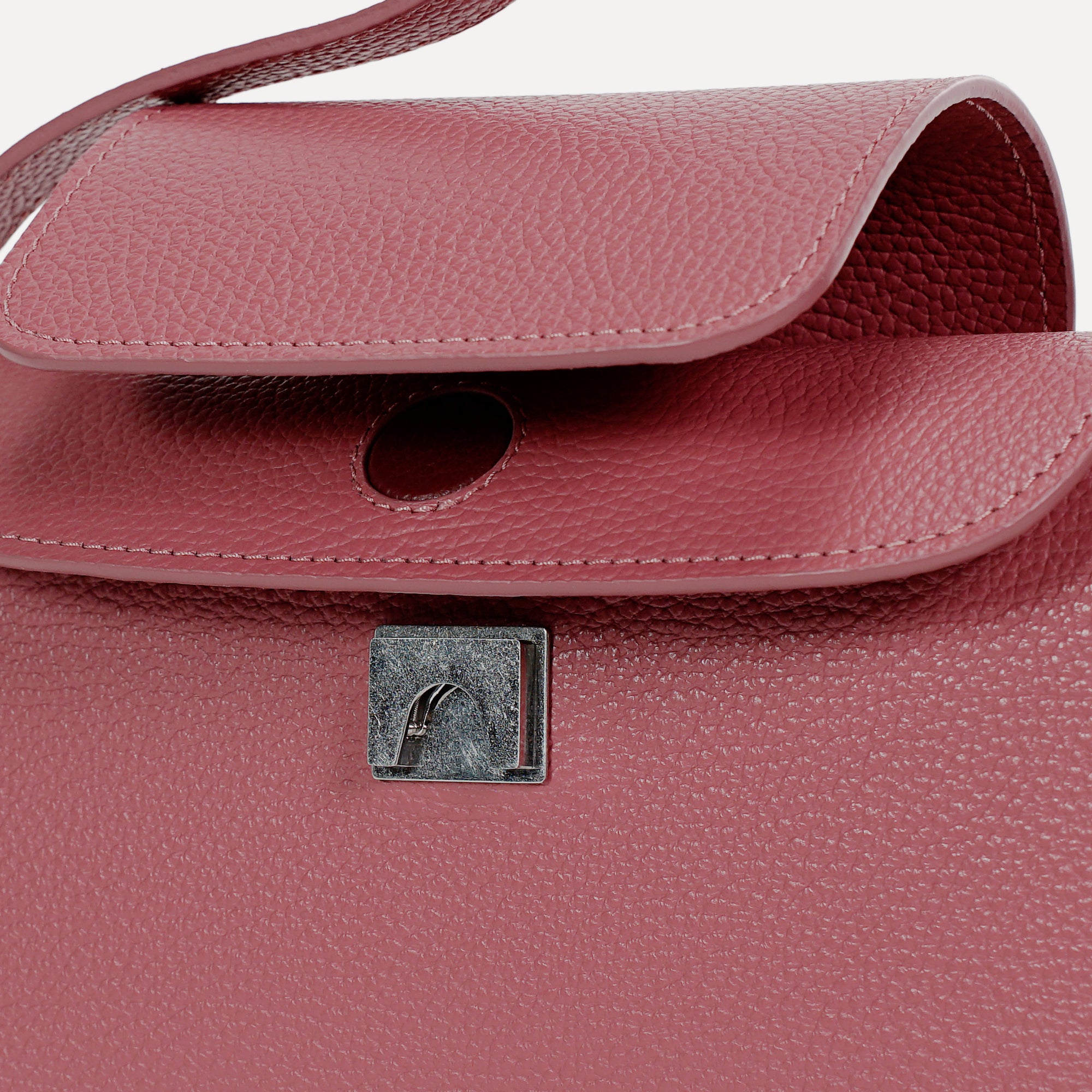 Geanta Cachette, Piele Texturata, Roz Shamal