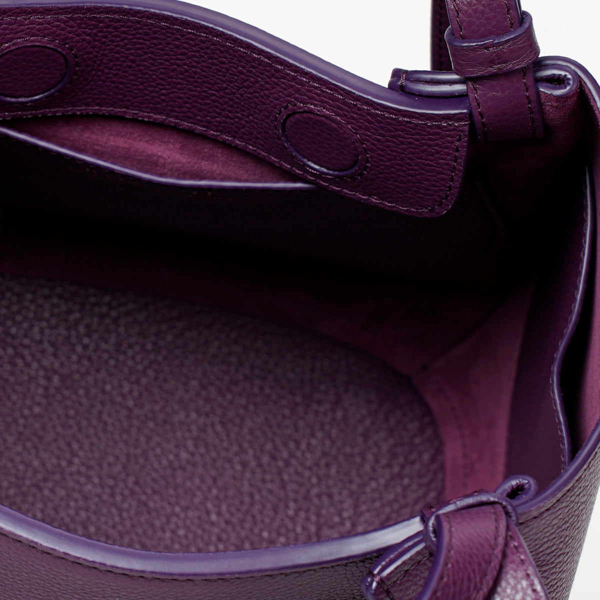 Geanta Amarante, Piele Texturata, Visiniu-Violet