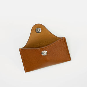 Portcard Envelope din Piele Full-Grain Cognac