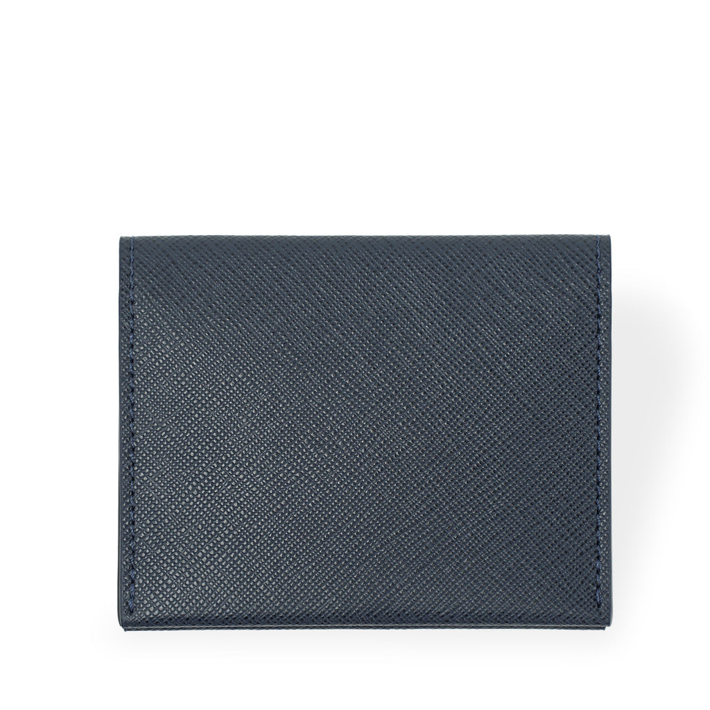 Portcard Libre din Piele Saffiano Albastru Navy