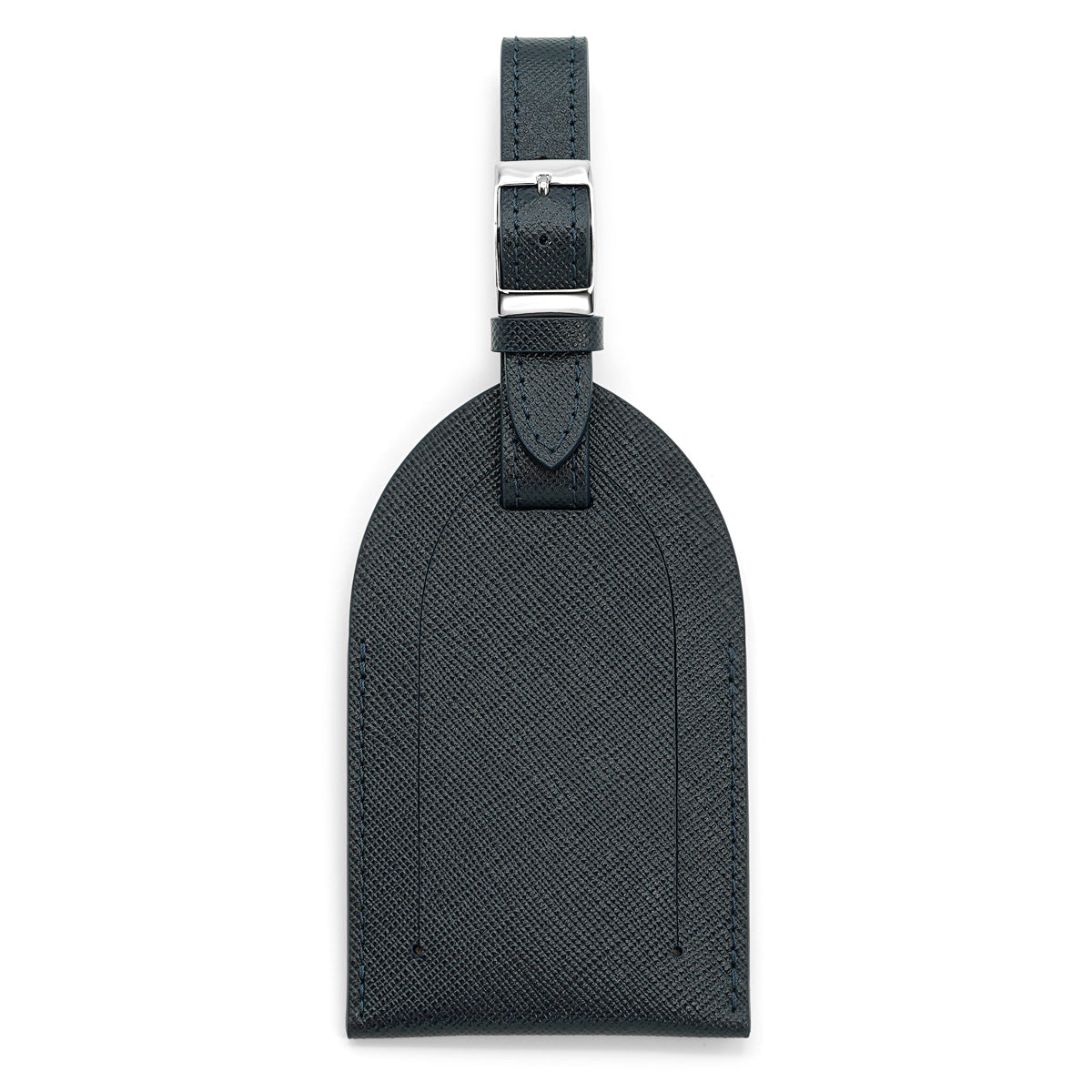 Tag Eticheta pentru Bagaje din Piele Saffiano Albastru-Navy