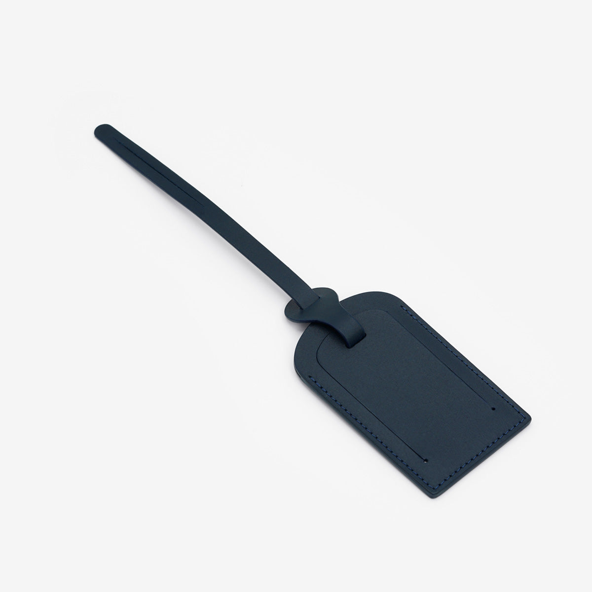 Eticheta pentru Bagaje din Piele Albastru-Navy, Full-Grain